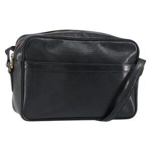 Authentic LOUIS VUITTON Epi Trocadero 27 Shoulder Bag Black M52312 LV